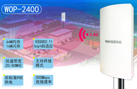 新品丨维盟百兆POE室外运营级AP：WOP-2400